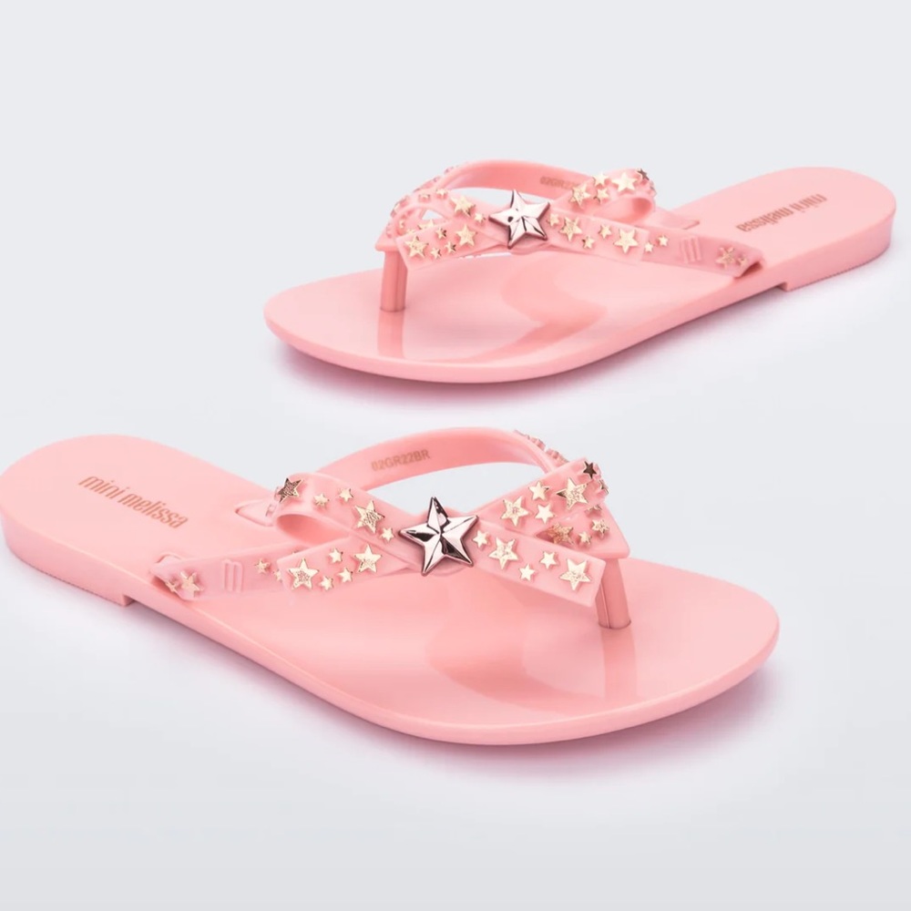 Mini Melissa Flip Flops NWT Pink